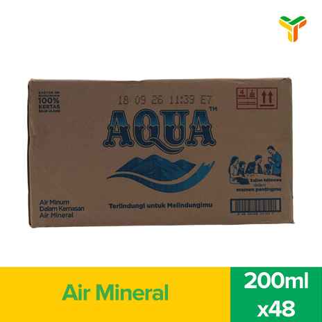 AQUA GELAS 200MLX48 KARTON
