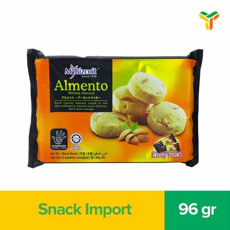 MY BIZCUIT ALMENTO MELTING ALMOND 96G
