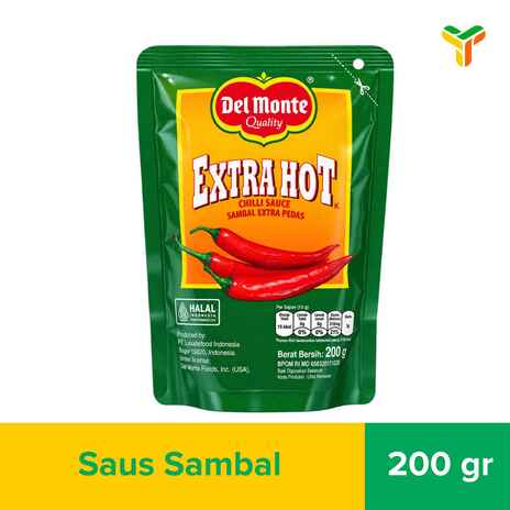 DEL MONTE EXTRA HOT SAUCE POUCH 200 G