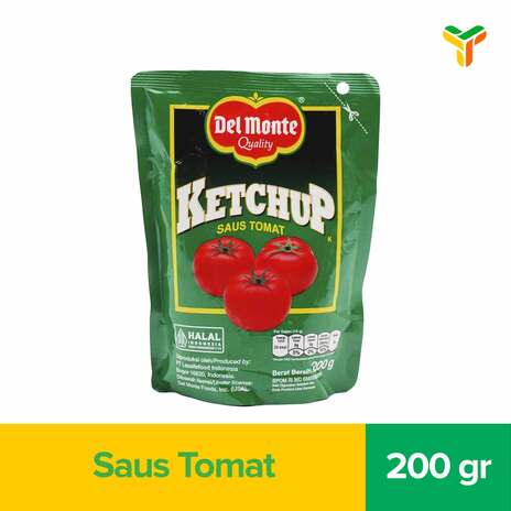 DEL MONTE TOMATO KETCHUP POUCH 200 G