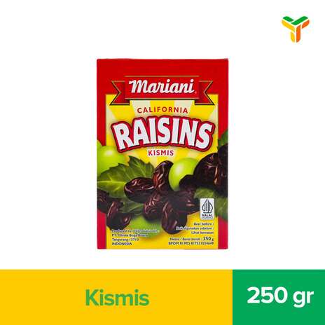 MARIANI RAISINS 250G_1C12P