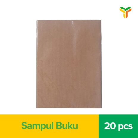 YOGYA SAMPUL BUKU BOXY KERTAS COKLAT 20PC R0516