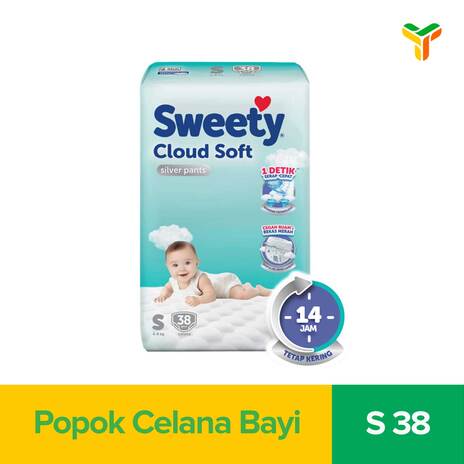 SWEETY SILVER PANTS S38 1C8P