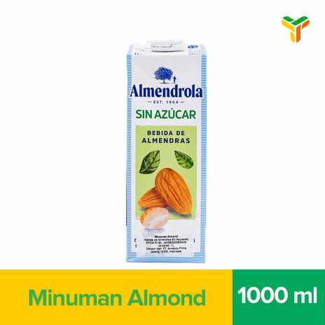 ALMENDROLA UNSWEETENED ALMOND MILK 1L