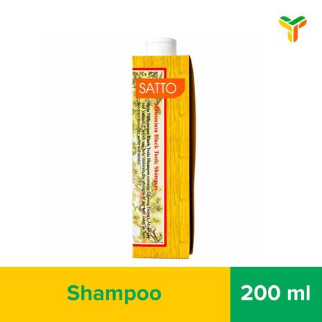 SATTO BLACK TONIC SHAMPOO 200ML