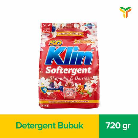 SO KLIN SOFTERGENT POW DET MAGNOLIANBERRIES 720G