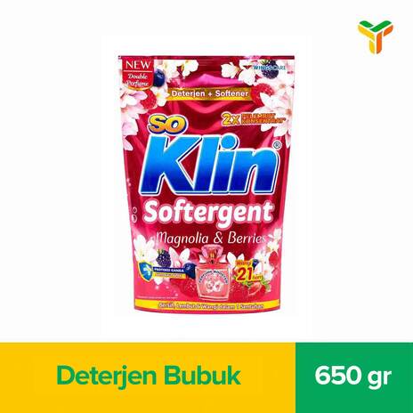 SO KLIN SOFTERGENT POW DET MAGNOLIANBERRIES 650G