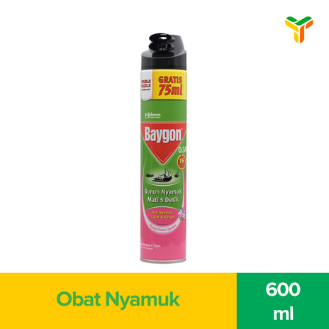 BAYGON AEROSOL FLOWER GARDEN 600ML 