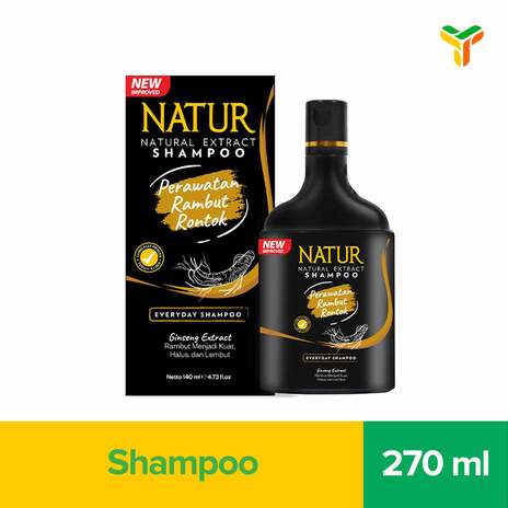 Natur Shampoo Anti Hairfall Ginseng 270ml