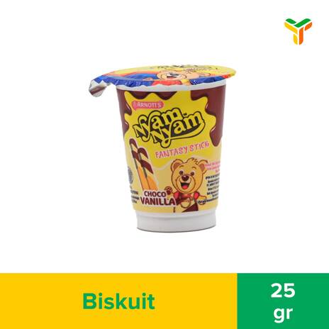 NYAM NYAM FANTASY STICK CHOCO BANANA 25G_1C12B12P