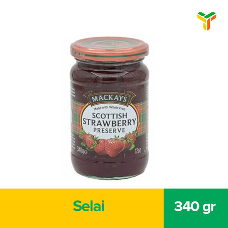 MACKAYS SCOTTISH STRAWBERRY PRESERVE340G
