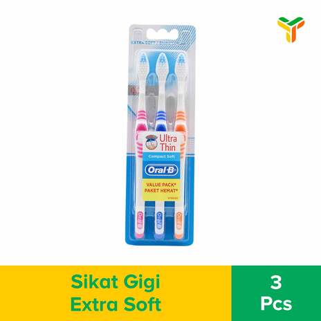 Oral B Sikat Gigi Ultra Thin Compact Soft Ext_s 3s_1c96p_1b12p