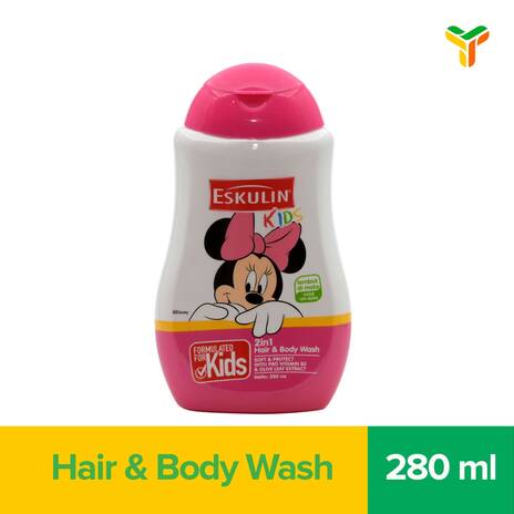 Eskulin Kid Hair & Body Wash Soft & Protect Minnie 280Ml