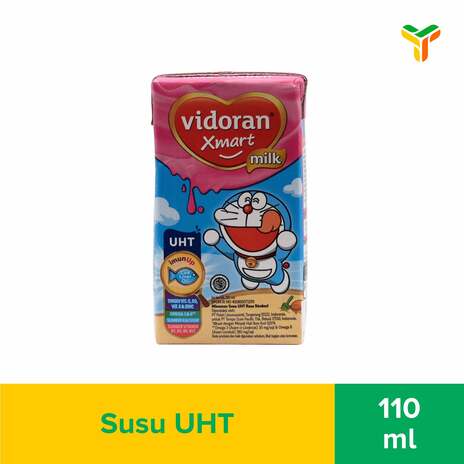 VIDORAN KIDS STRAWBERRY UHT 110ML_1C40P