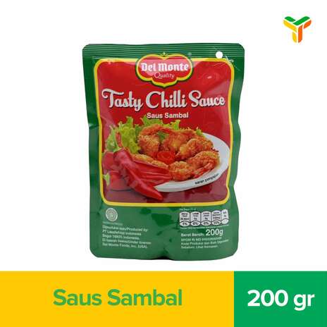 DEL MONTE TASTY CHILLI SAUCE POUCH 200 G
