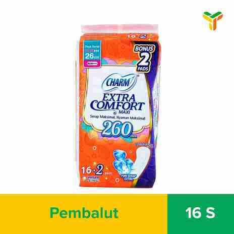 CHARM EXTRA COMFORT MAXI NW 26CM 16S 