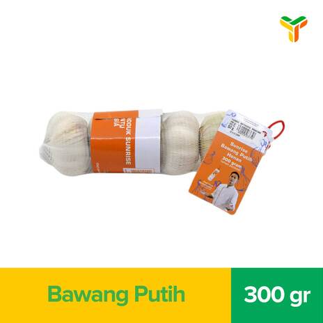 SUNRISE BAWANG PUTIH SUPER PREMIUM 300GR