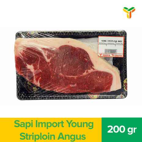 SAPI IMPORT YOUNG STRIPLOIN ANGUS 200GR