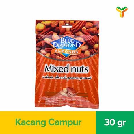 BLUE DIAMOND ROASTED MIXED NUTS 30G