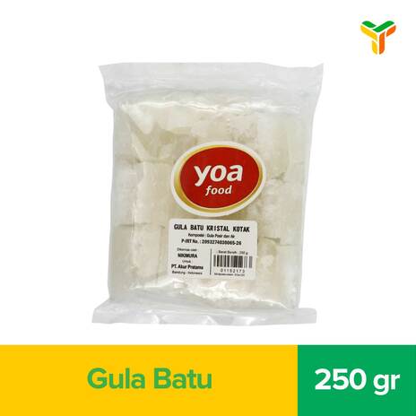 YOA GULA BATU KRISTAL KOTAK 250GR_1C20P