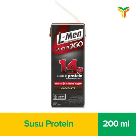 L MEN HIGH PROTEIN 2GO CHOCOLATE 200ML_1C24P