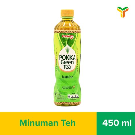 POKKA GREEN TEA JASMINE 450ML