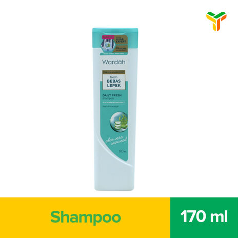 Wardah Shampoo Daily Fresh 170ml (1c=24)