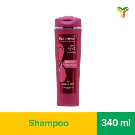 SERASOFT Shampoo Hair Fall Treatment Botol 340ML