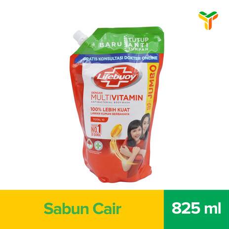 LIFEBUOY BW TOTAL R 825ML 1C12 68884767