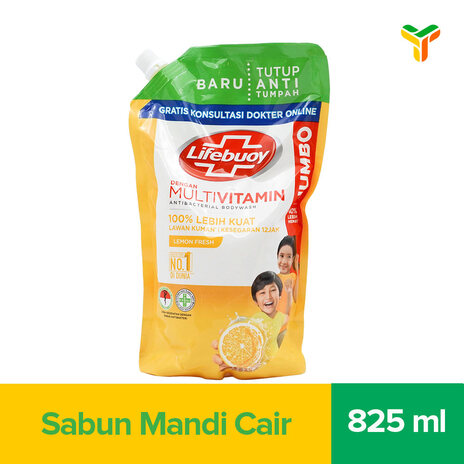 LIFEBUOY BW LEMON R 825ML 1C12 68884771