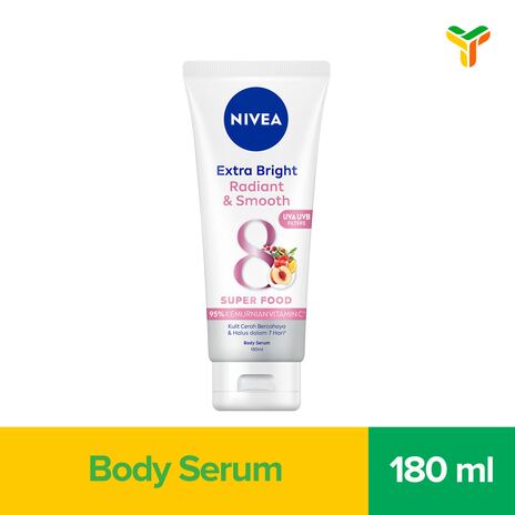 NIVEA BODY SERUM EXTRA WHITE RADIANT & SMOOTH 180ML