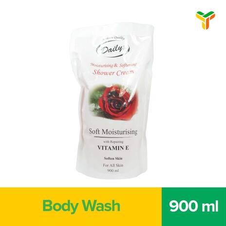 DAILYS SC SOFT MOIS VITAMIN E REFILL900ML