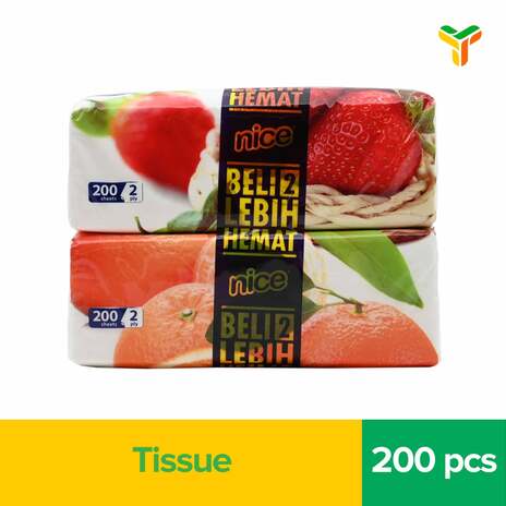 NICE FACIAL TISSUE 200S BANDED