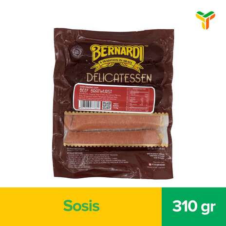 BERNARDI DELI BEEF BRATWURST 4'S(C12)