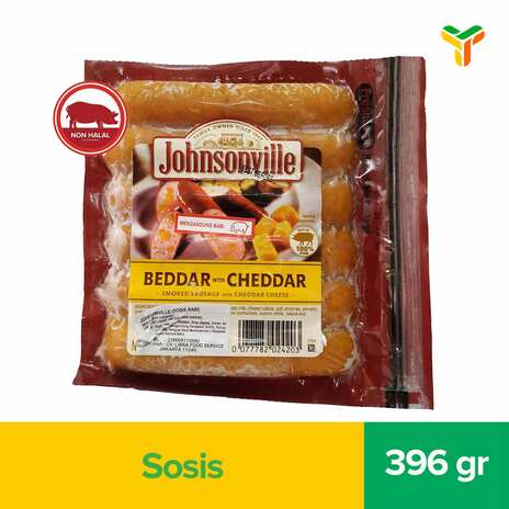 JOHNSONVILLE BEDDAR W/ CHEDDAR 396GR (C12)