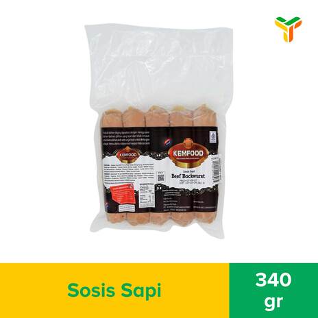 KEMFOOD BOCKWURST NATURAL 340GR