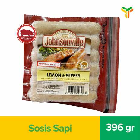 JOHNSONVILLE COOKED BRATWURST 396GR (C12)