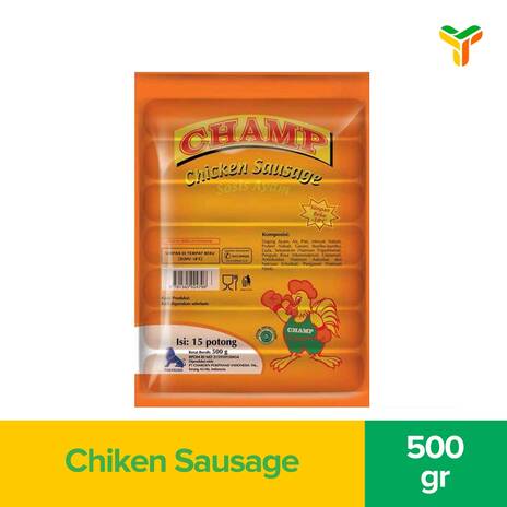 CHAMP SOSIS AYAM 500GR 15'S (C10)