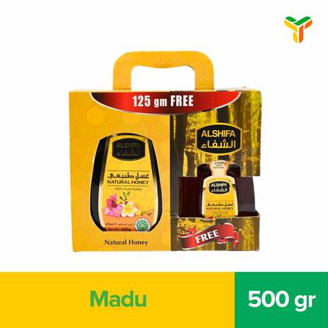 AL SHIFA NATURAL HONEY 500 PLUS 125G