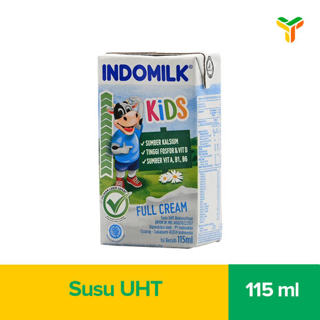 INDOMILK KID FULL CREAM UHT 115ML_1C40P