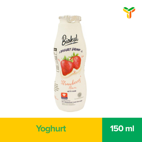 BIOKUL YOGHURT DRINK STRAW 150ML