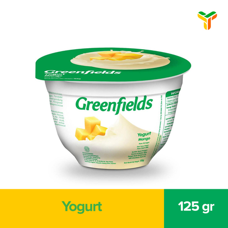 GREENFIELDS YOGURT MANGGA 125GR (C12)