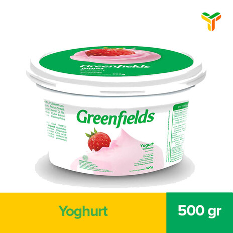 GREENFIELDS YOGURT STROBERI 500GR (C3)