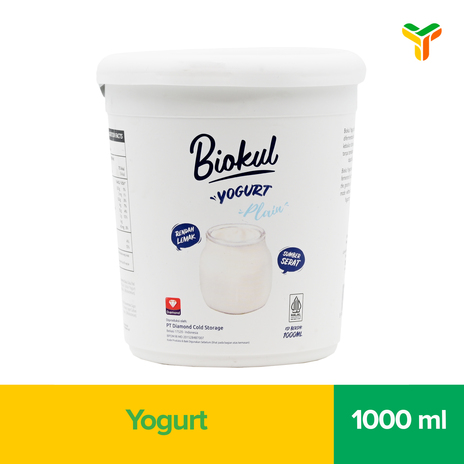 BIOKUL STIRRED YOGURT PLAIN 1000ML C4