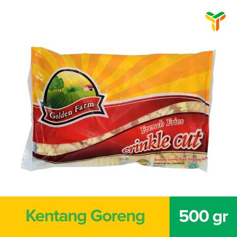 GOLDENFARM CRINKLE CUT 500GR C24