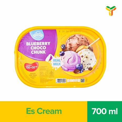 CAMPINA BLUEBERRY CHOCO CHUNK 700ML C6
