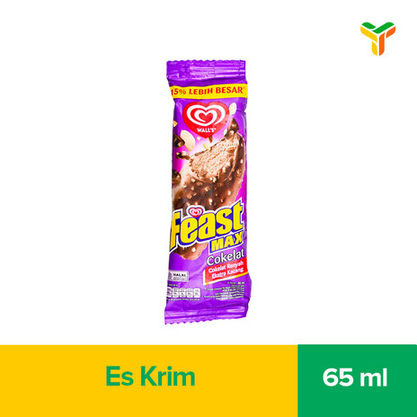 WALLS FEAST CHOCOLATE 65ML (1C=42)