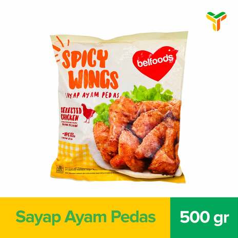 BELFOODS FAVORITE SPICY WINGS 500GR (C14)