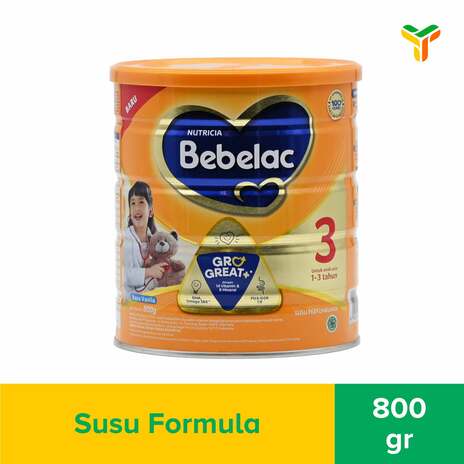 BEBELAC 3 VANILA 800G TIN_1C12P