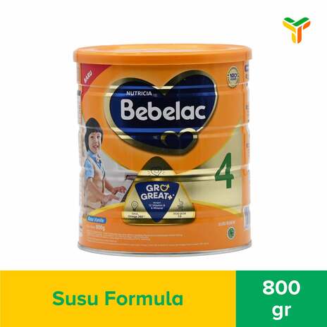 BEBELAC 4 VANILA 800G TIN_1C12P